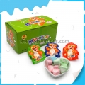 Sac d'emballage de bonbons à la guimauve en forme de cœur 