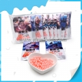 Sachet individuel de bonbons durs à la fraise 