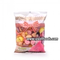 Sachet de bonbons gélifiés en forme de fruits halal, emballage de bonbons gélifiés 