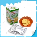 Gros biscuit rond aux légumes délicieux et halal 