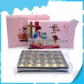 Mini biscuits en emballage cadeau, saveur beurre chocolat, snack, mini biscuits 