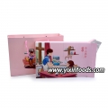 Mini biscuits en emballage cadeau, saveur beurre chocolat, snack, mini biscuits 