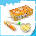 Bonbon compressé au lait de vache aromatisé à la banane en tube 