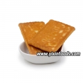 Délicieux biscuit doré à la crème de calcium 