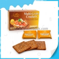Biscuits cuits au four, craquelins multigrains sains 