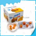 Bonbons gélifiés mini-burgers fruités et colorés 4 en 1 