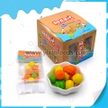chewing-gum en forme de ballon de basket aux fruits 