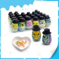 pot de bonbons en forme de visage de monstre 