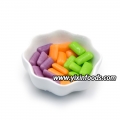 Chewing-gum aux trois saveurs de fruits en bouteille 