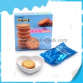 biscuit fourré à la confiture au goût de lait avec des bonbons pétillants 