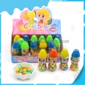 Bonbons fruités colorés et sucrés en forme d'étoile pour enfants de 8 g en bouteille 