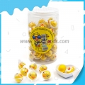 Bubble-gum au canard jaune avec confiture 