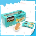 Gâteau sandwich moelleux au goût de banane sucrée de 18 g 