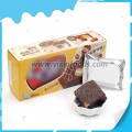 boîte d'emballage de gâteau sandwich enrobé de chocolat sucré 