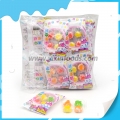Bonbons gélifiés fruités en forme de gâteau, lot de 4 